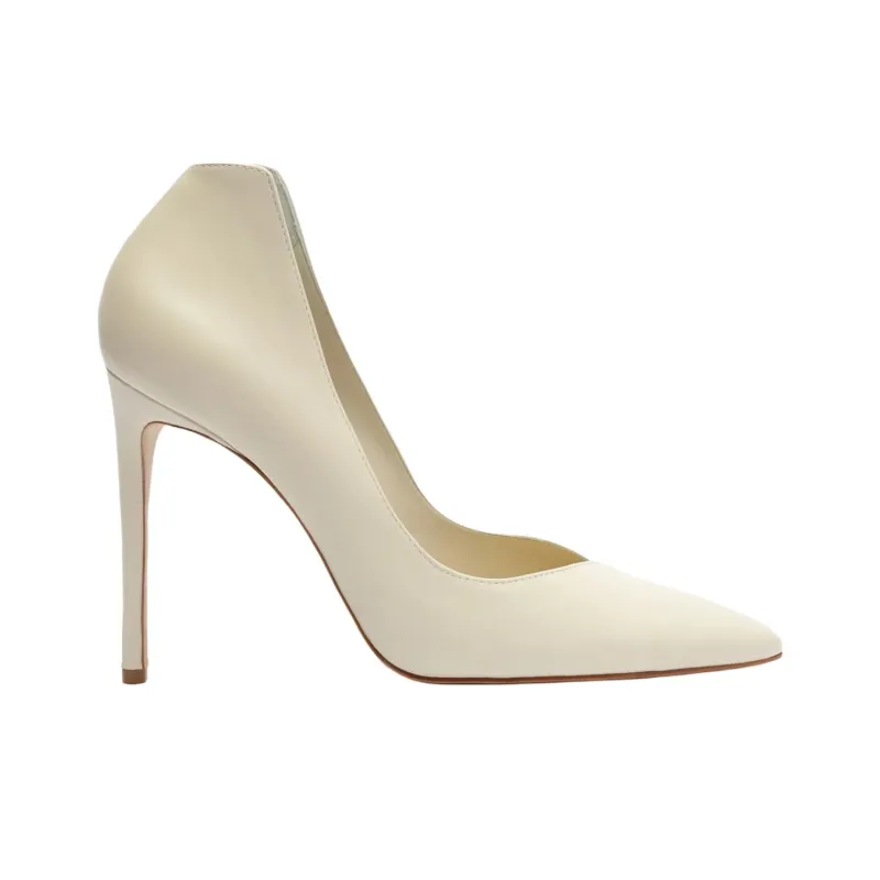 Schutz Arlette Slim Heel High Heels 10.5cm Women's White-1