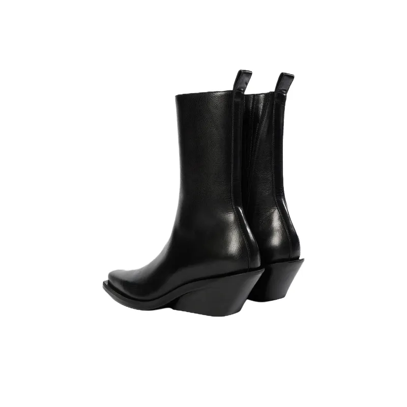 Ann Demeulemeester Vesper Ankle Boots Women's Black-3