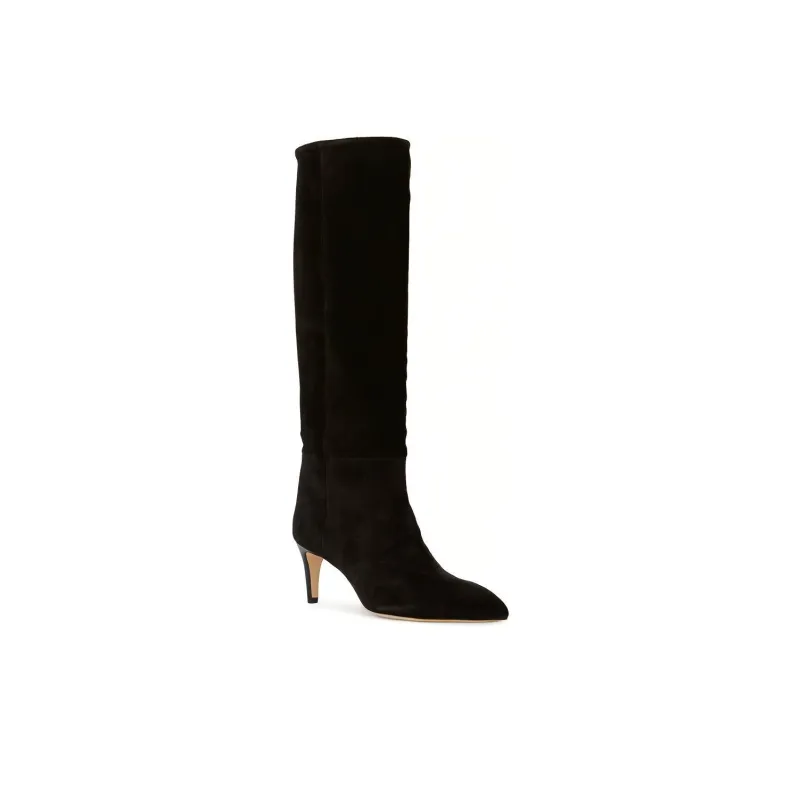 Paris Texas Knee high Boots 7cm Women's Black-2