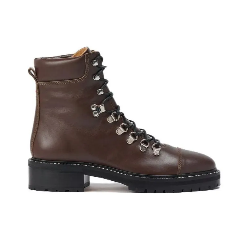 Aeyde Fiona Ankle Boots 4.5cm Women's Brown-1