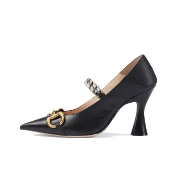 GUCCI Horsebit Chain-strap Pumps
