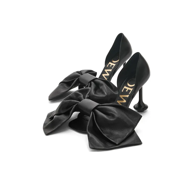 LOEWE Toy D'Orsay Slim Heel High Heels 9cm Women's Black-2