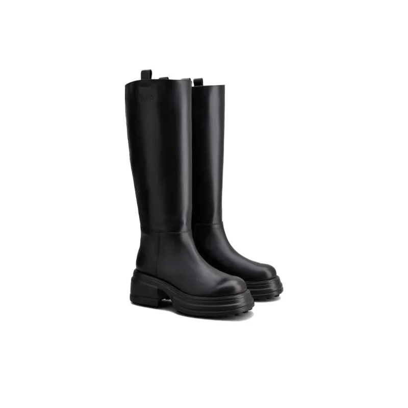 TOD'S Logo Embossed Knee-Length Boots Women's-2