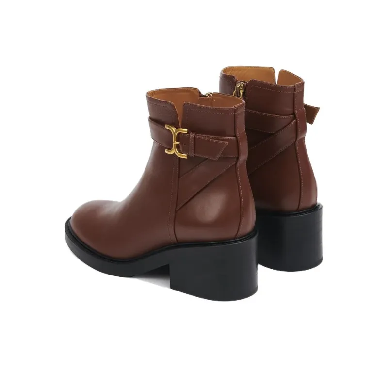 Chloé Marcie 60mm Leather Boots-3