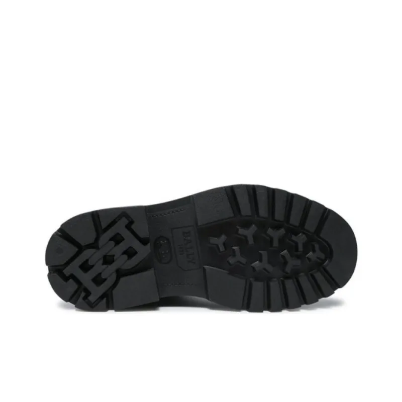 BALLY Logo-plaque Combat Boots Women's-4