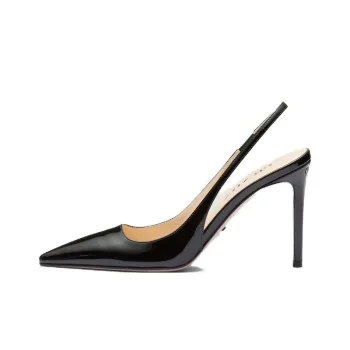 PRADA Patent Slim Heel High Heels 9.5cm Women's Black