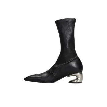 JIL SANDER Ankle Boots 5cm Women's Black