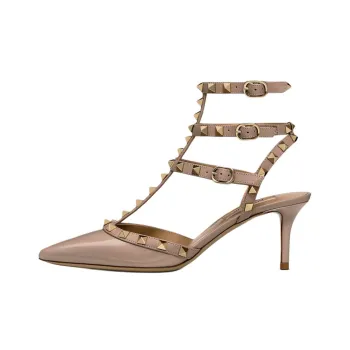 Valentino Garavani Rockstud Pointed Toe Caged Pumps