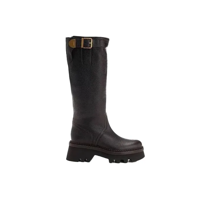 Chloe Knee high Boots Women's Black-1