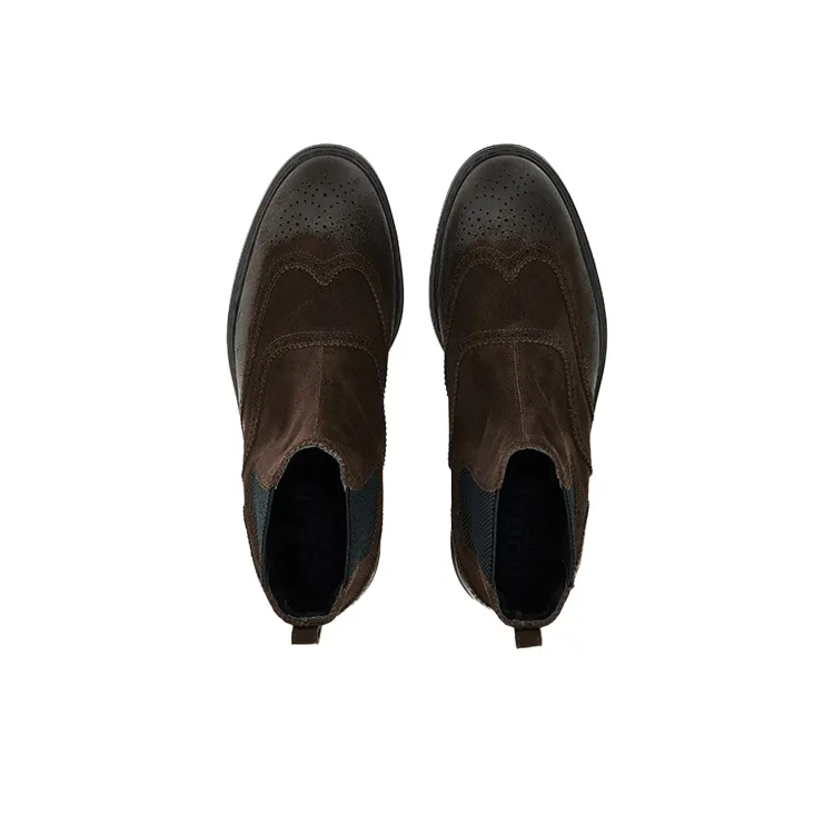 HOGAN Round-Toe Chelsea Boots-4