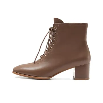 LE SAUNDA Ankle Boots Women's Black Brown