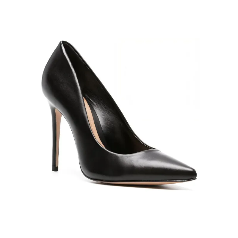 Schutz Slim Heel High Heels Women's Black-3
