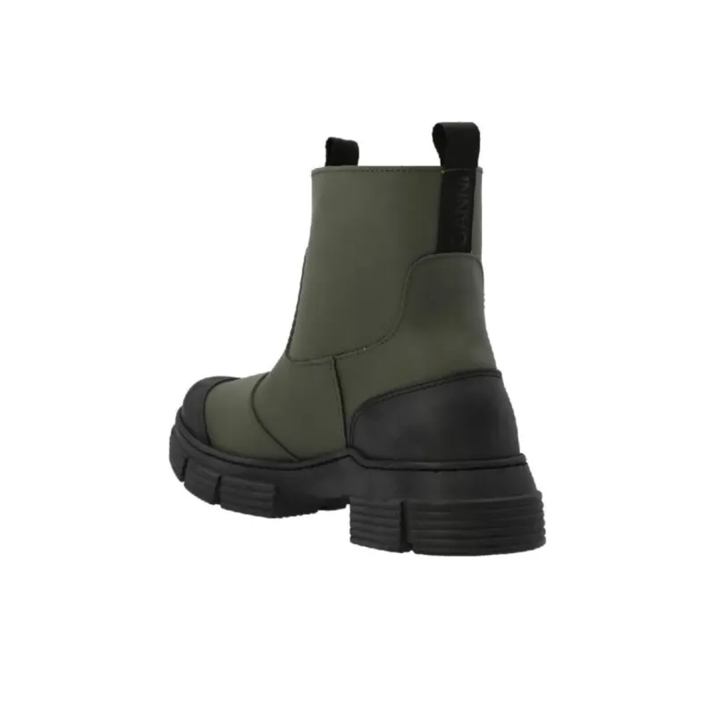 GANNI Contrast Toe-cap Detail Boots-2