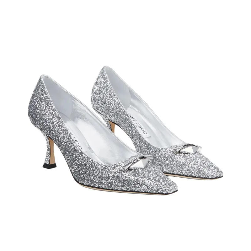 Jimmy Choo Ryker70 High Heels 7cm Women's Silver-2