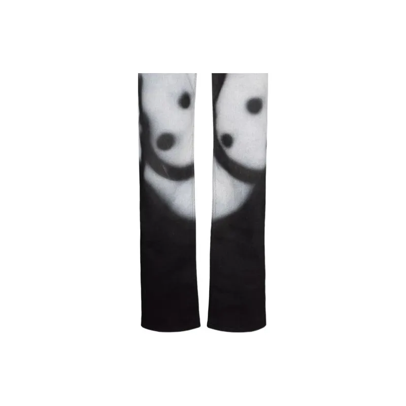 Givenchy X Chito Slim Fit Jeans In 4G Denim With Tag Effect Print-5