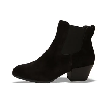 HOGAN H401 Short Chelsea Boots Women's Black
