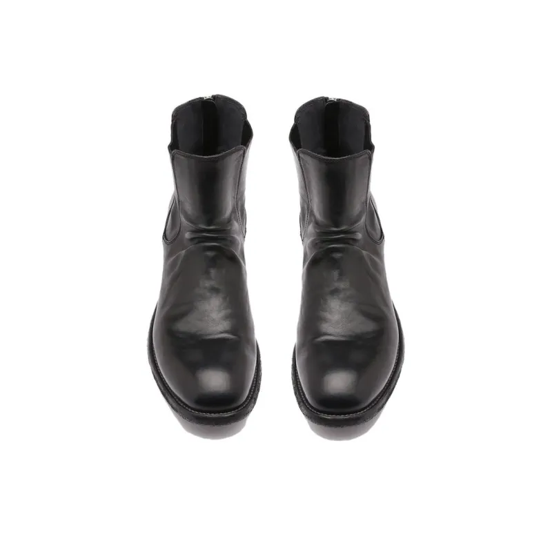 Officine Creative Polished-leather Ankle Boots-3