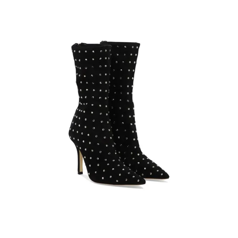 Paris Texas Embellished Pointed Toe Boots Women's-2