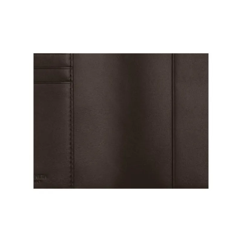 Bottega Veneta Intrecciato Calfskin Wallet Men's Brown & Blue & Yellow-3
