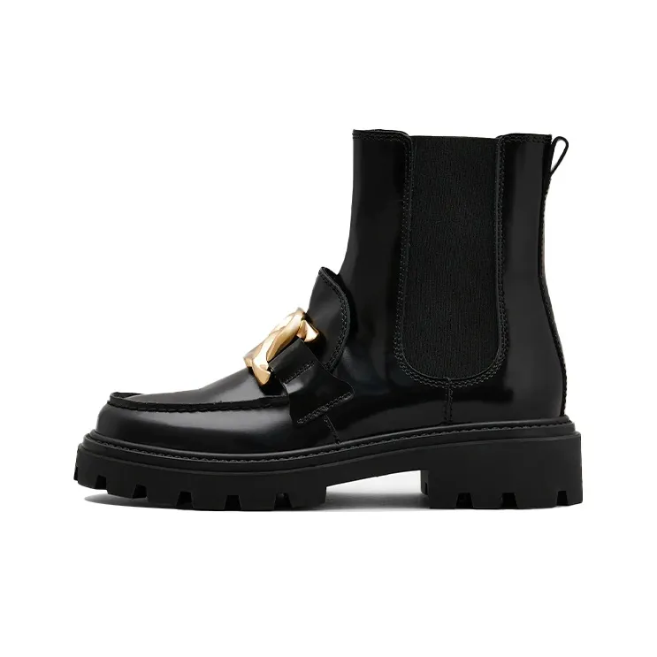TOD'S Short Chelsea Boots Women's Black-0