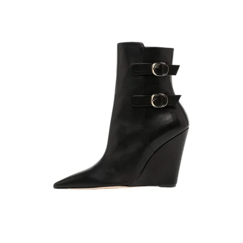 stuart weitzman Pointed toe 100mm Wedge Boots