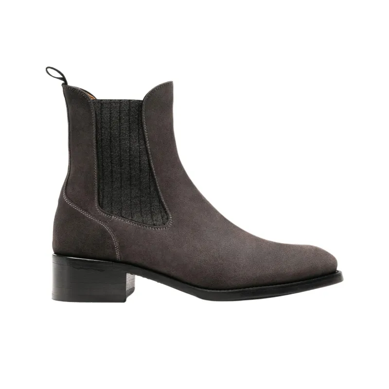 Magnanni Anna Short Chelsea Boots 3.8cm Women's Gray-1