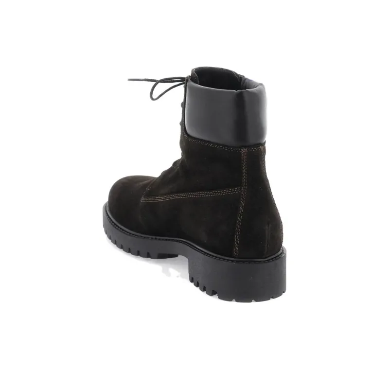 TOTEME The Husky Suede Boots Women's-4