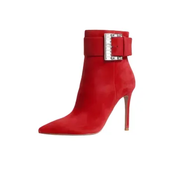 MICHAEL KORS Giselle Ankle Boots Women's Red