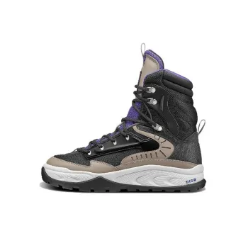 DIOR Snow Fashion Ankle Boots Men's Black