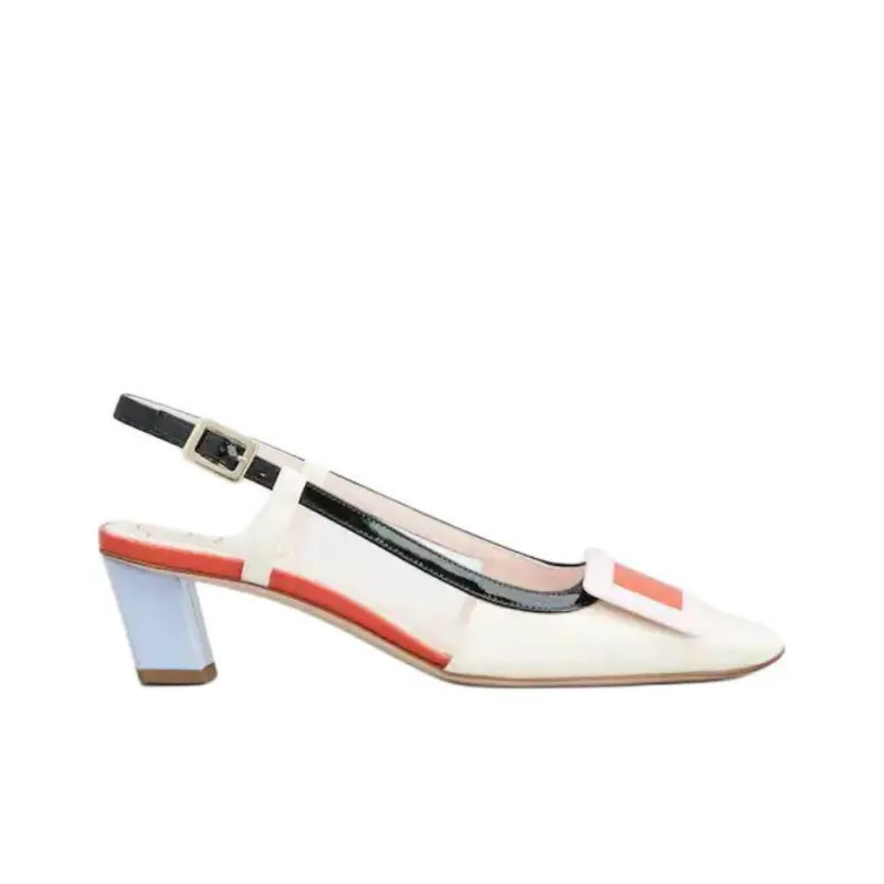 Roger Vivier Covered Buckle Slingback Pumps-1