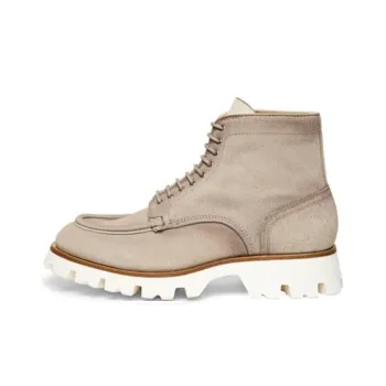 Santoni Alfie Ankle Boots Men's Beige