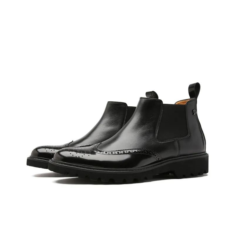 S. T.DUPONT Chelsea Boots Men's Black-1