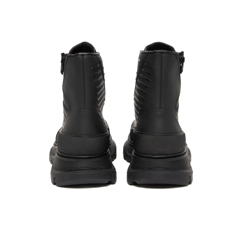 Alexander McQueen Round Toe Boots-5