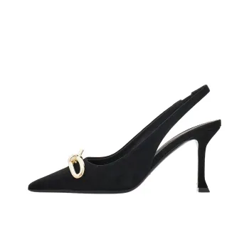 FERRAGAMO 85mm Bow detail Leather Pumps