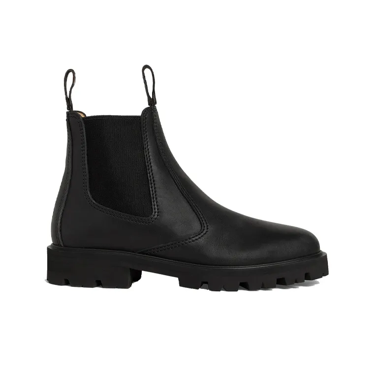 CELINE Short Chelsea Boots Women's Black-1