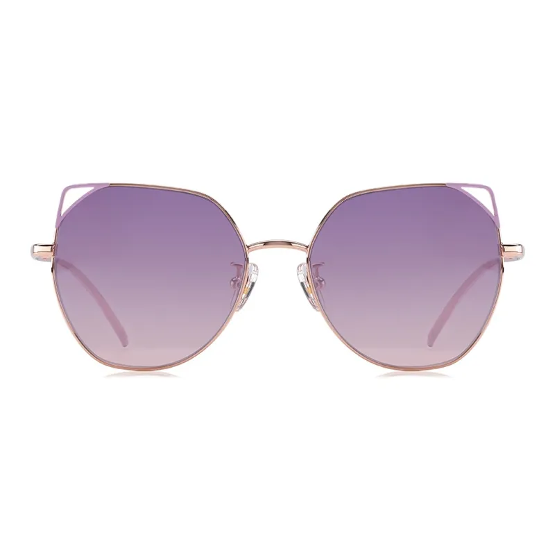 PARIM Metal Irregular Shape Sunglasses Kids' Rose Gold-2