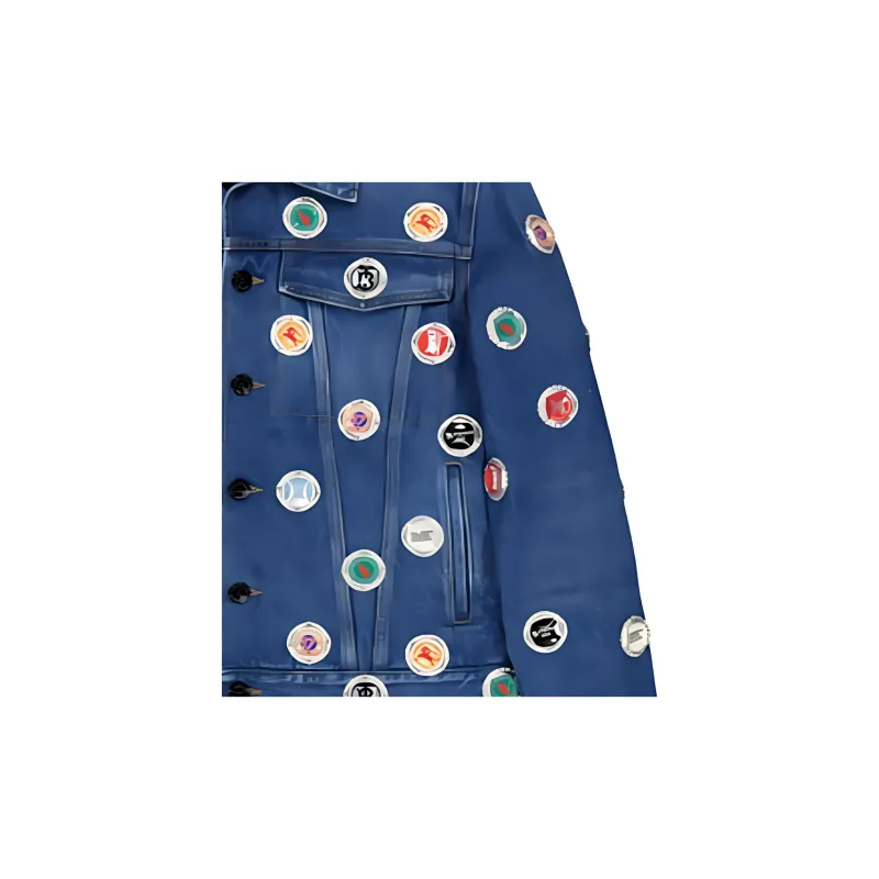 Burberry Bottle Cap Detail Denim Jacket-5