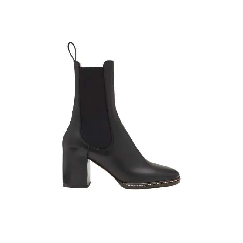 Ulla Johnson Short Chelsea Boots 7cm Women's Black-1