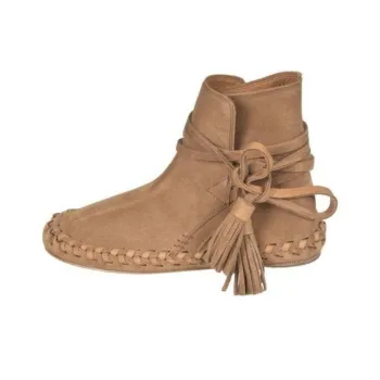 CELINE Ankle Boots Women's Brown