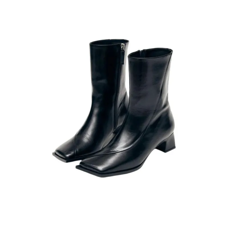 ALOHAS Ankle Boots 4.5cm Women's Black-3