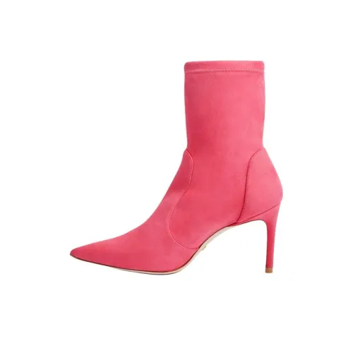 Stuart Weitzman/SW Ankle Boots 8.5cm Women's Pink