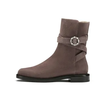 Stuart Weitzman Ankle Boots Women's Mid Top Brown
