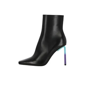 OFF WHITE Allen 140mm Leather Ankle Boots Women's
