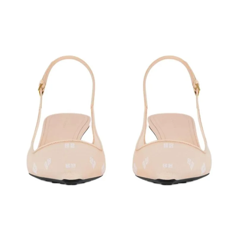 GIVENCHY G Cube Block Heel High Heels 5cm Women's Pink-2