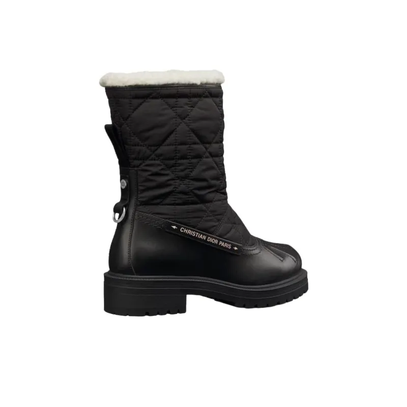 DIOR Frozen-D Ankle-Length Snow Boots Women's Black-2