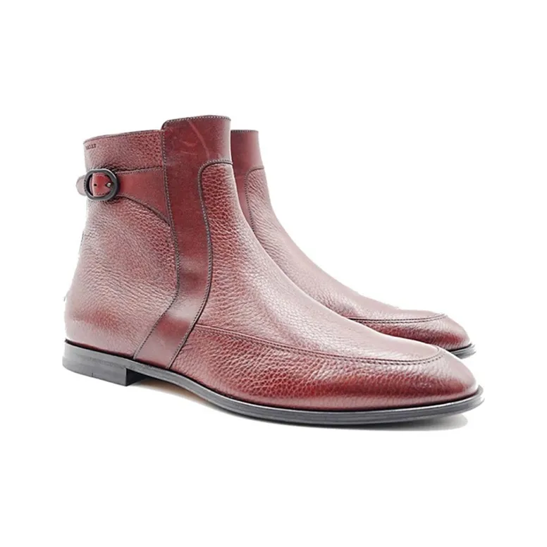 BALLY Ankle Boots Men Red-2