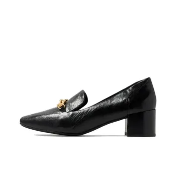 TORY BURCH Jessa Chunky Heel High Heels 5cm Women's Black