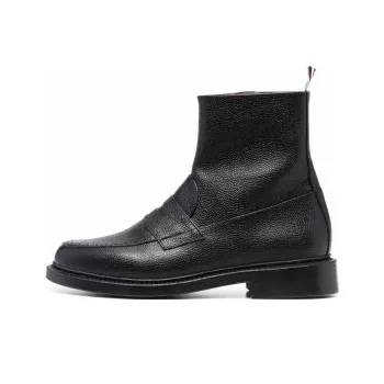 THOM BROWNE Ankle Leather Boots