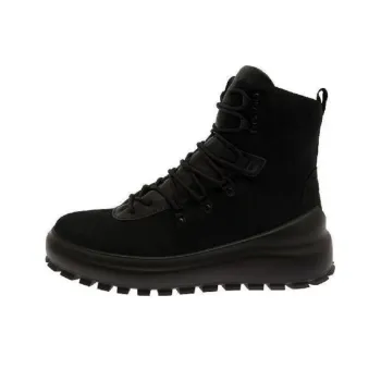 STONE ISLAND Lace Up Ankle Boots Black