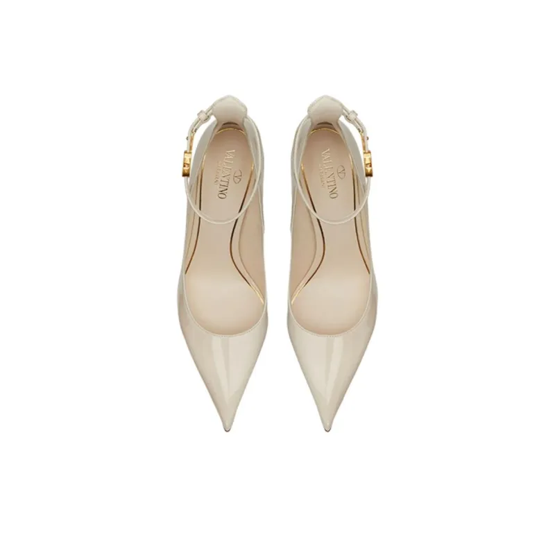 Valentino Tan Go Slim Heel High Heels-3
